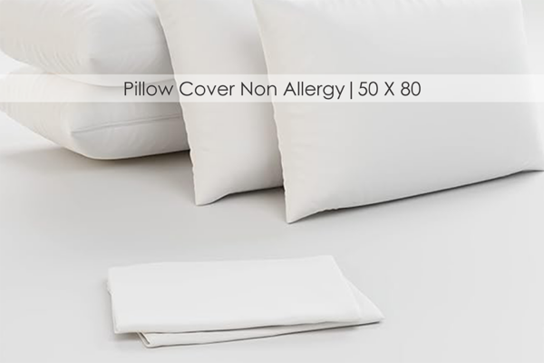 Pillow Cover Non Allergy50cm X 80cm